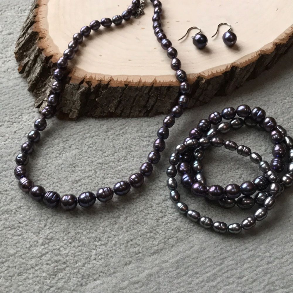 Honora Freshwater Pearl Necklace Set 95$